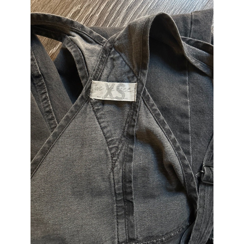 Free People - We The Free Ziggy Denim Overalls Womens xS Black Free People - Picture 8 of 8
